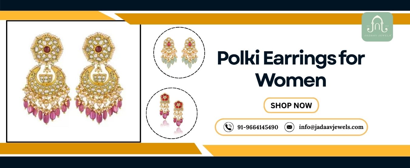 Polki Earrings for Women